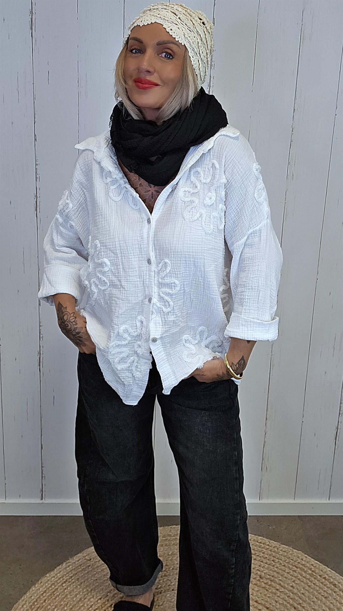 Izzy skjerf svart