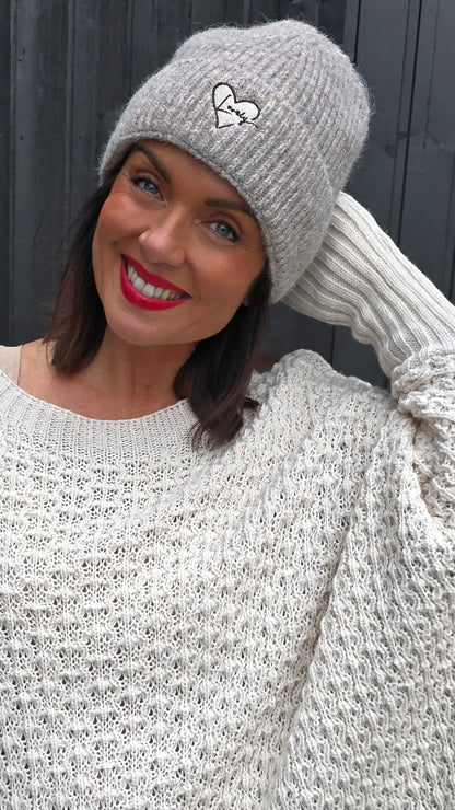 Love Beanie Beige