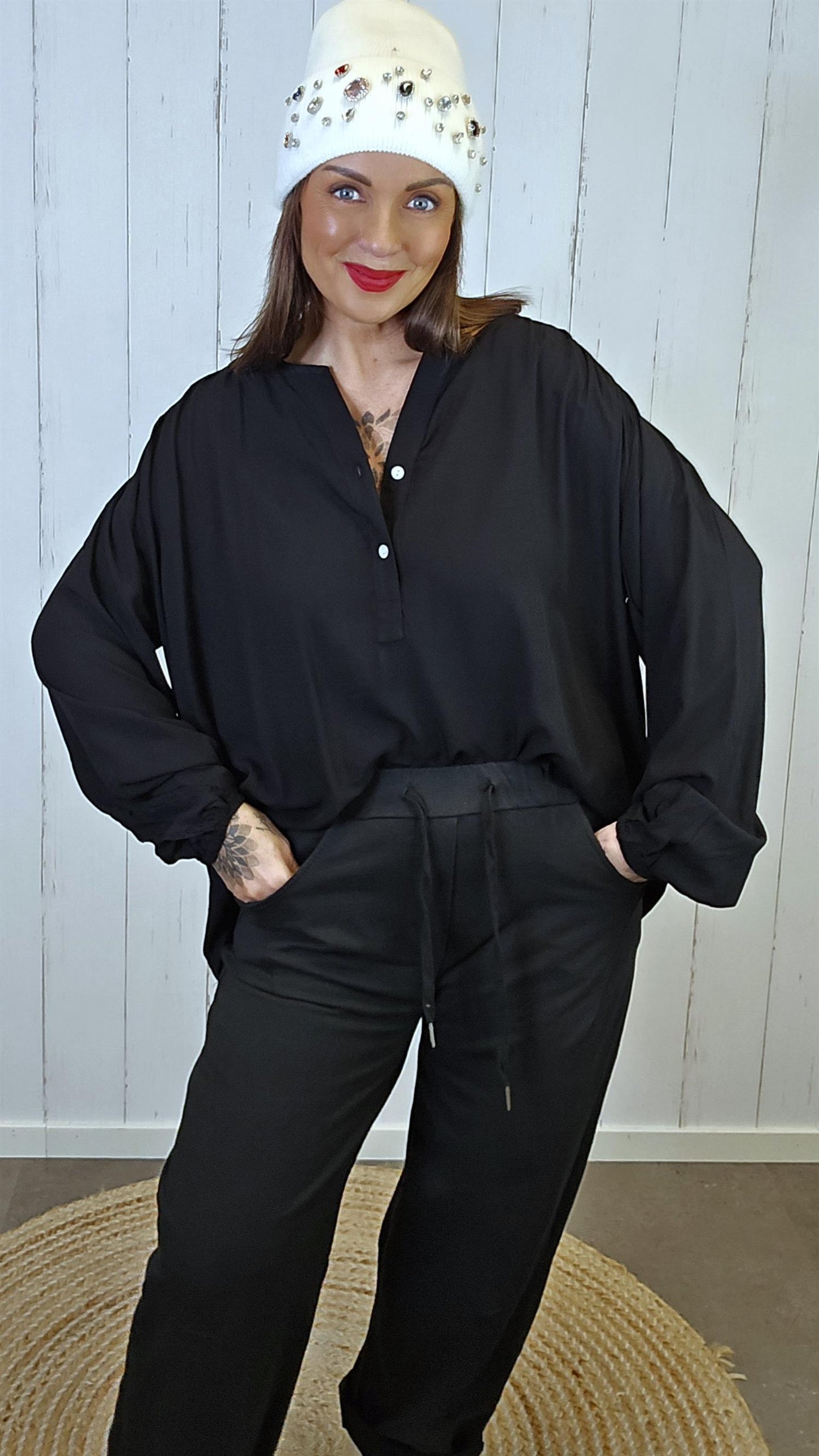 Catarine bluse svart