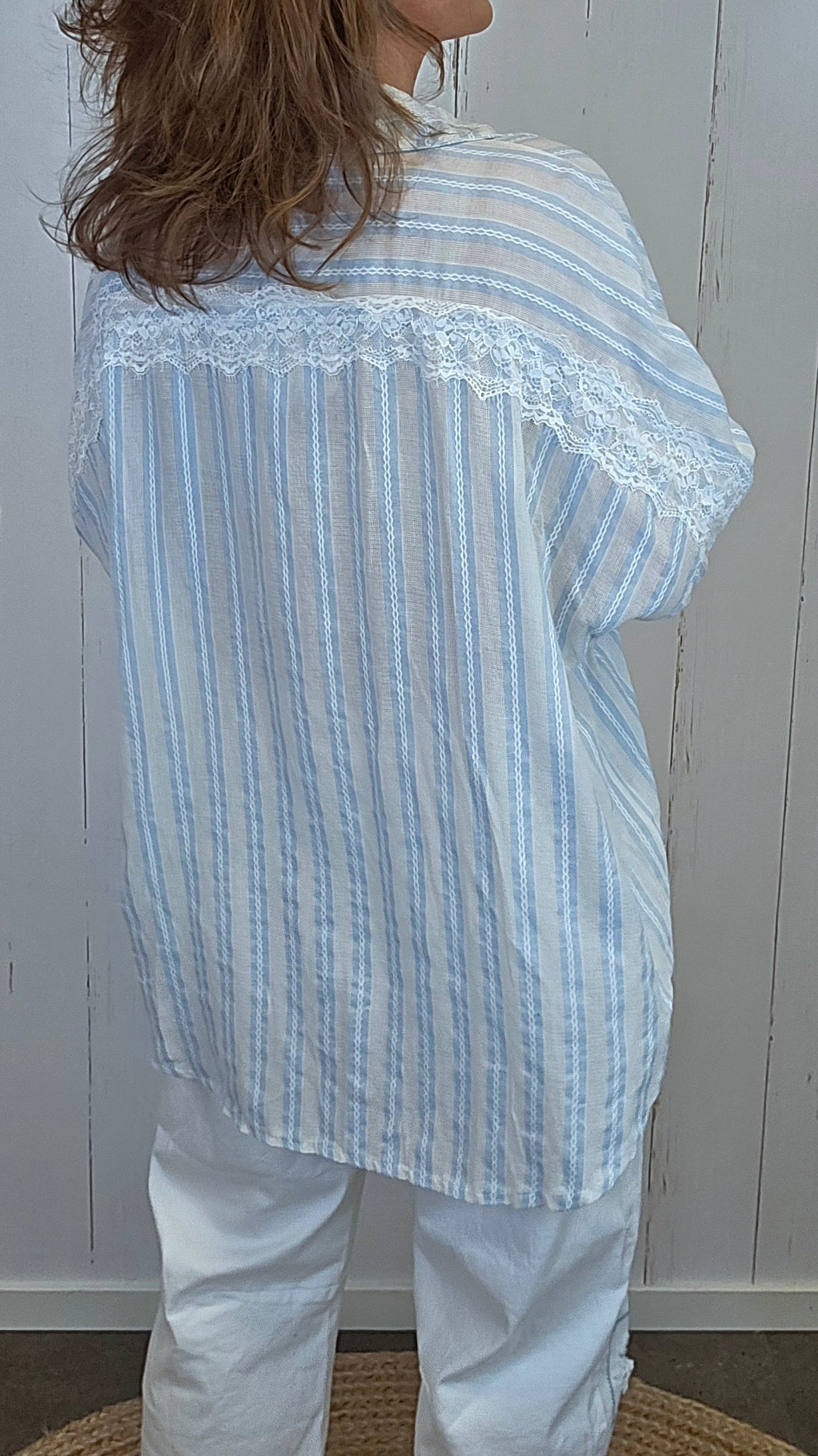 Petra skjorte lyseblå