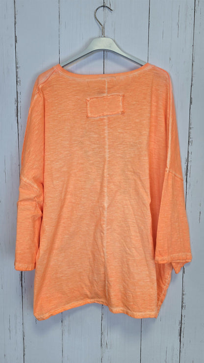 Future oversized topp neon orange