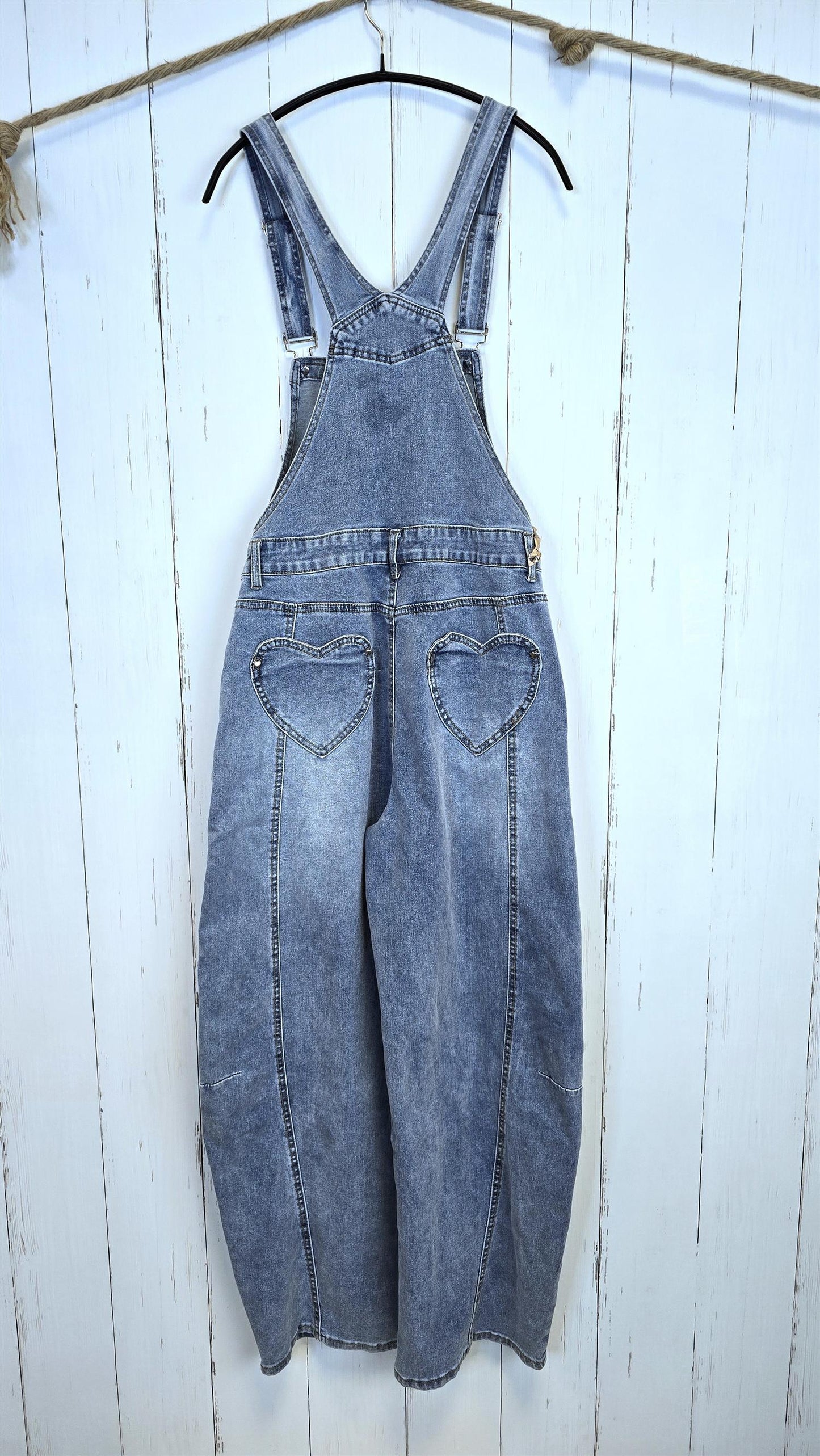 Ane denim snekkerbukse