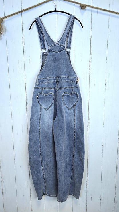 Ane denim snekkerbukse