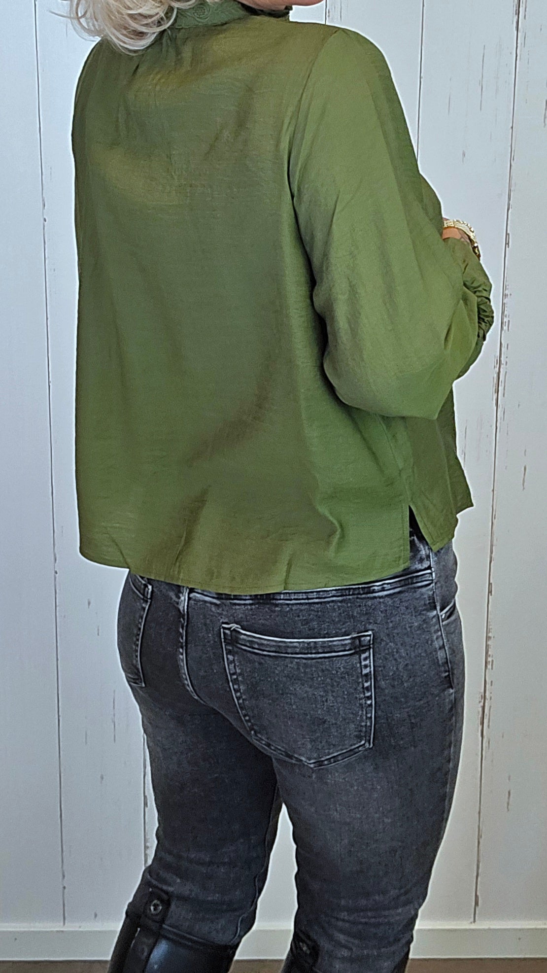 Anne skjorte oliven