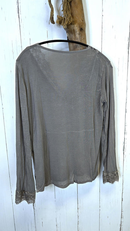 Lise kasjmir topp taupe