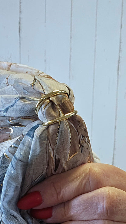 Stine skjerf ring gull