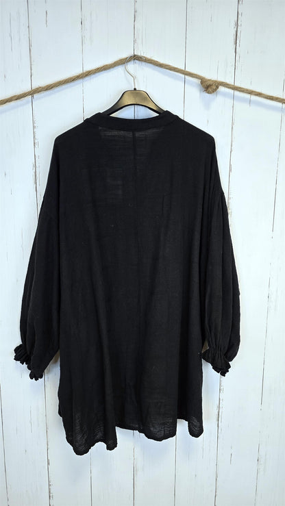 Rikke bluse svart