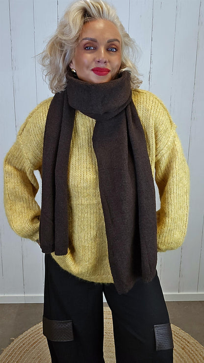 Zara skjerf brun
