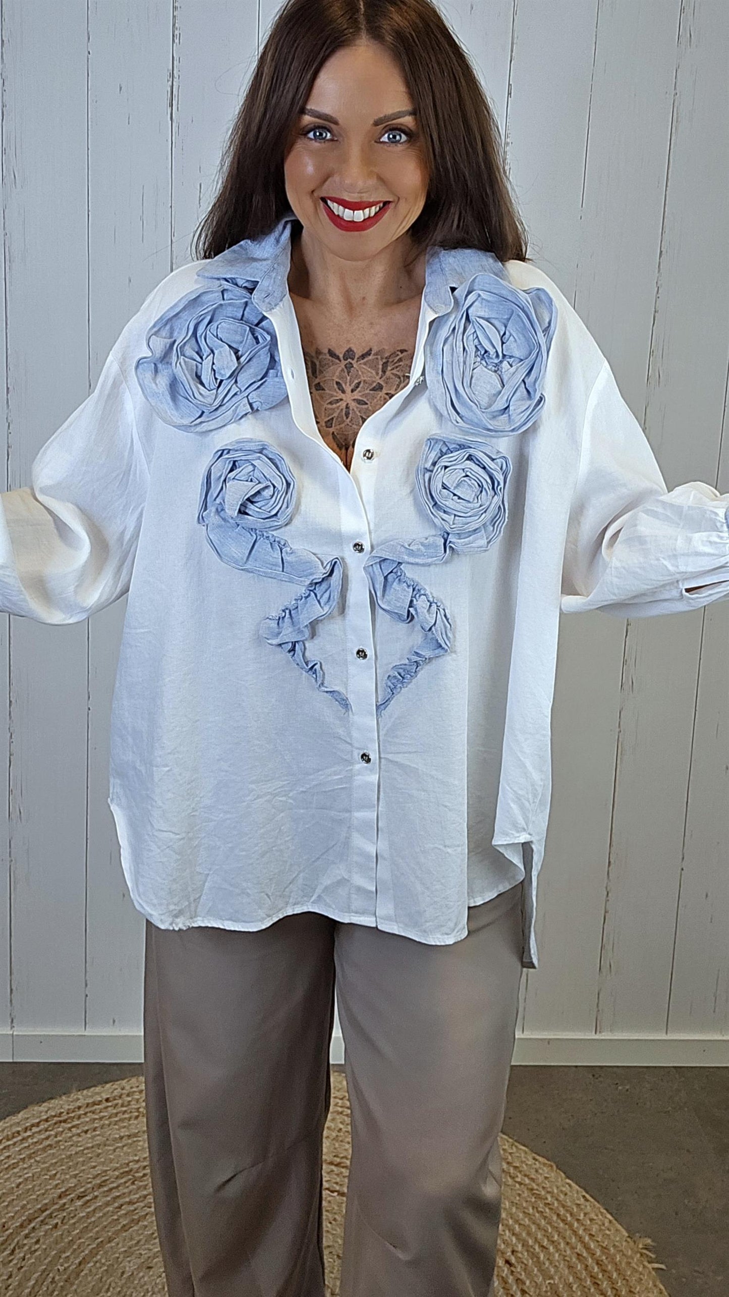 Ruby skjorte med denim