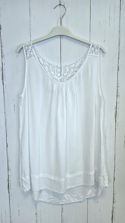 Julia blondetopp hvit