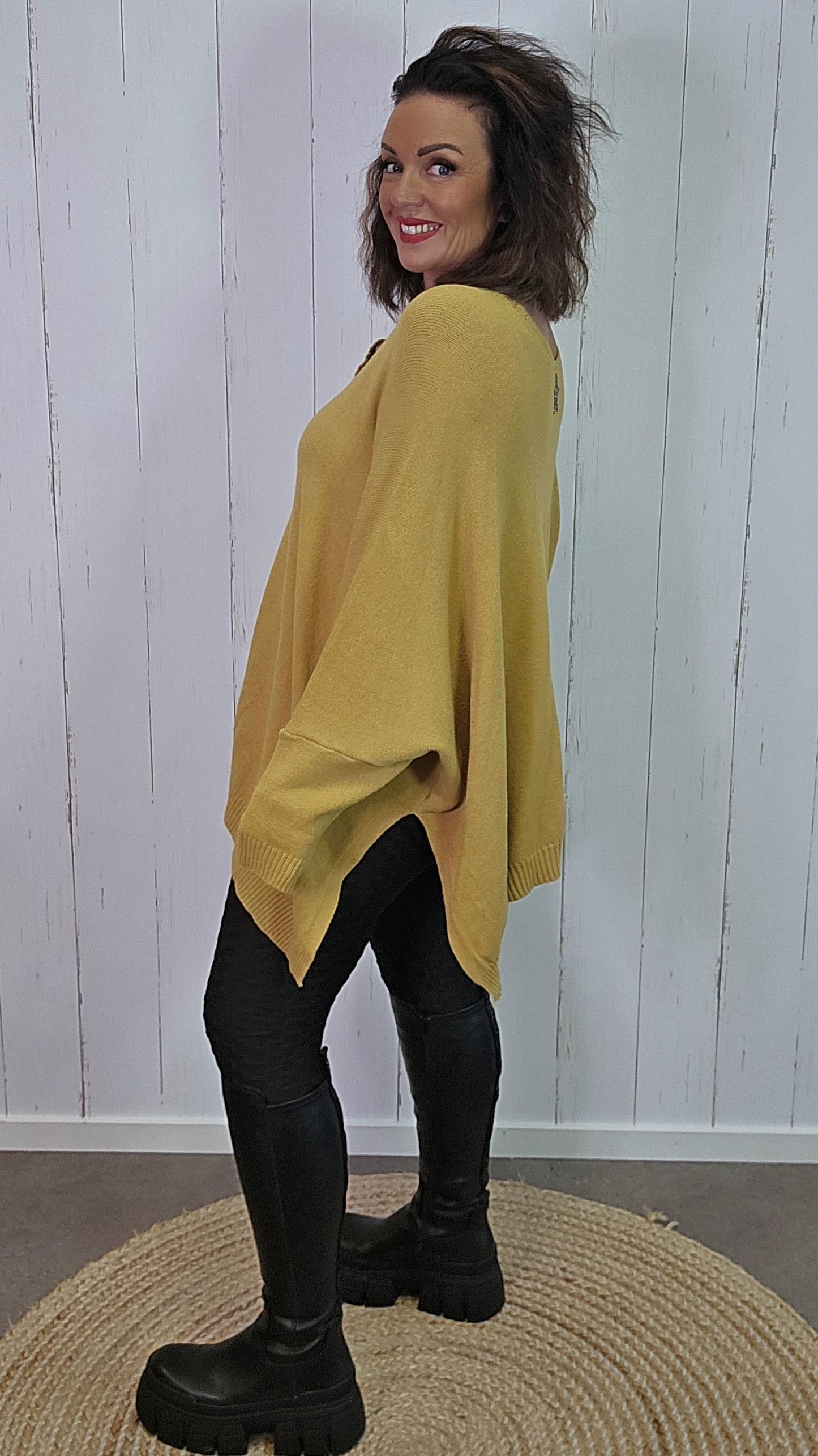 Enya cardigan mustard
