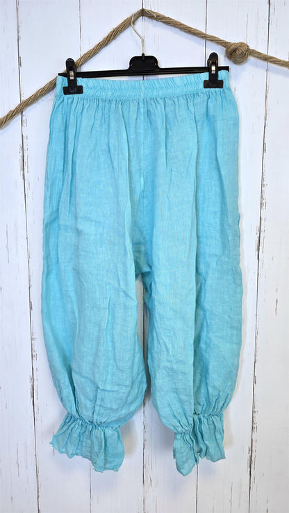 Sett Ponchotopp bukse turkis