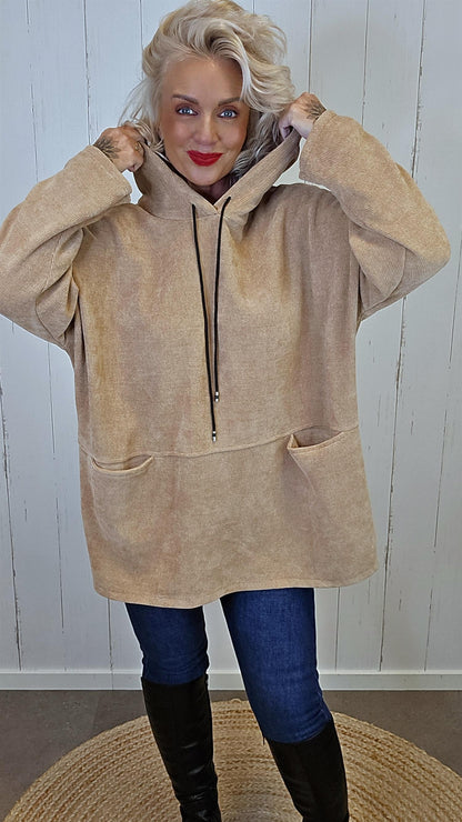 Kate hettegenser camel