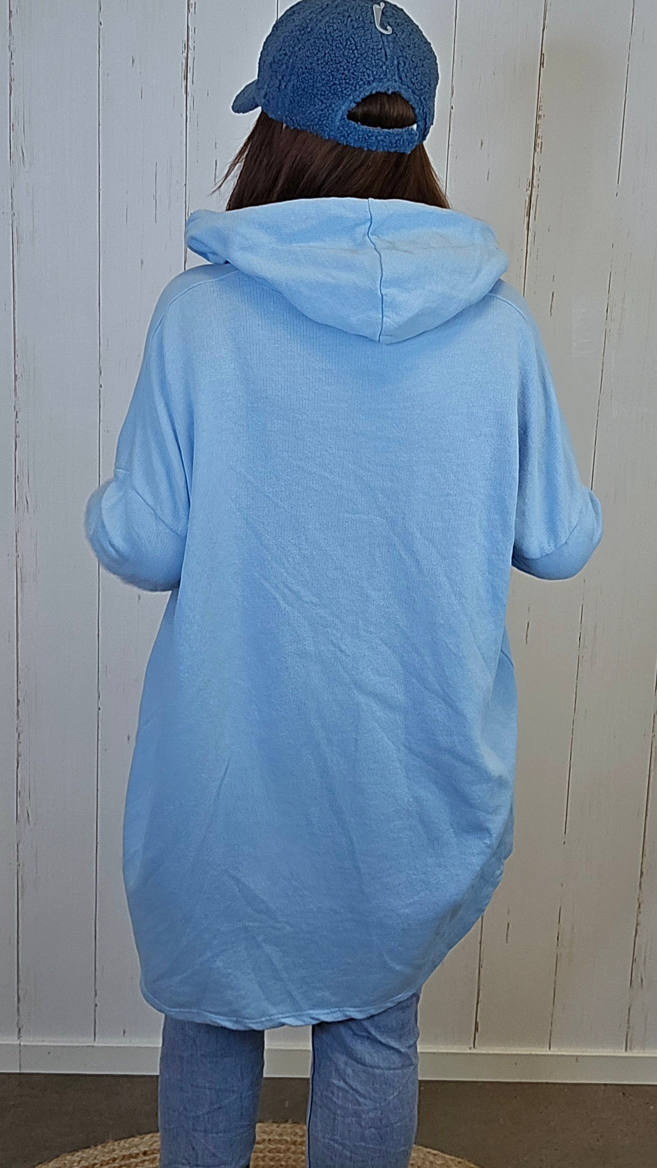 Simone hettegenser blå