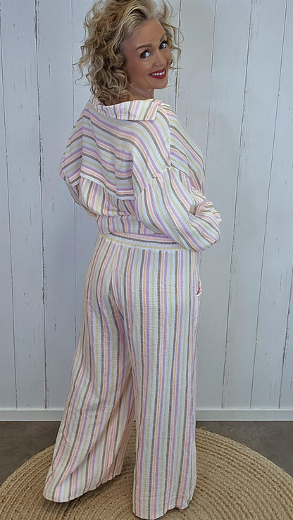 Annie bukse med striper