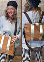 Bianca Leather Backpack Cognac