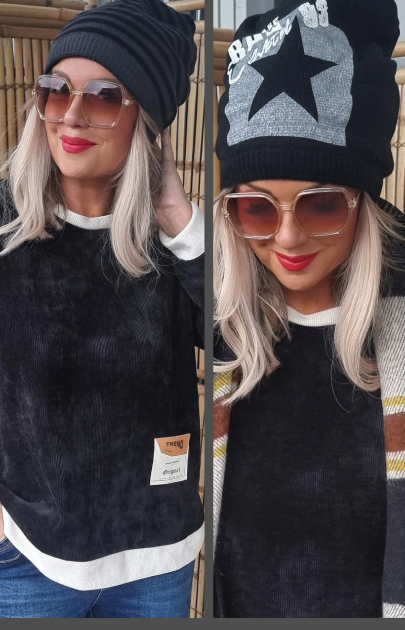 Star Tyra Beanie Black