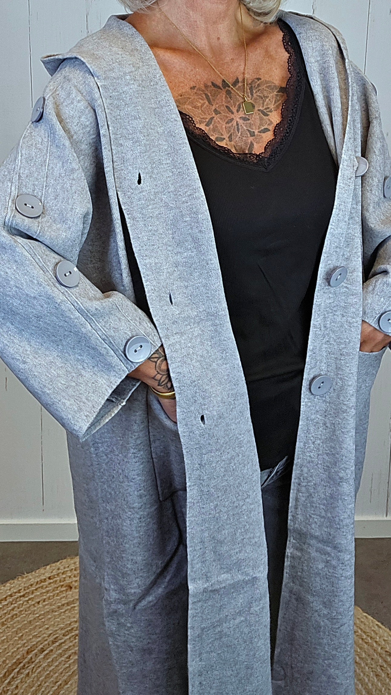Petronella jakke grå