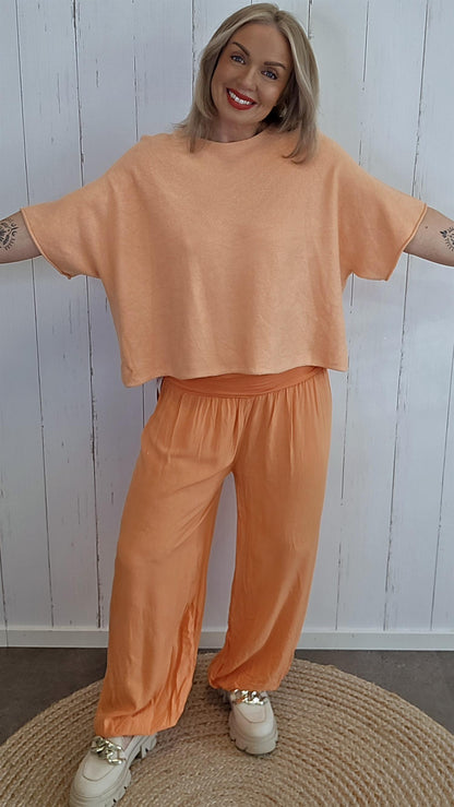 Henriette bukse orange