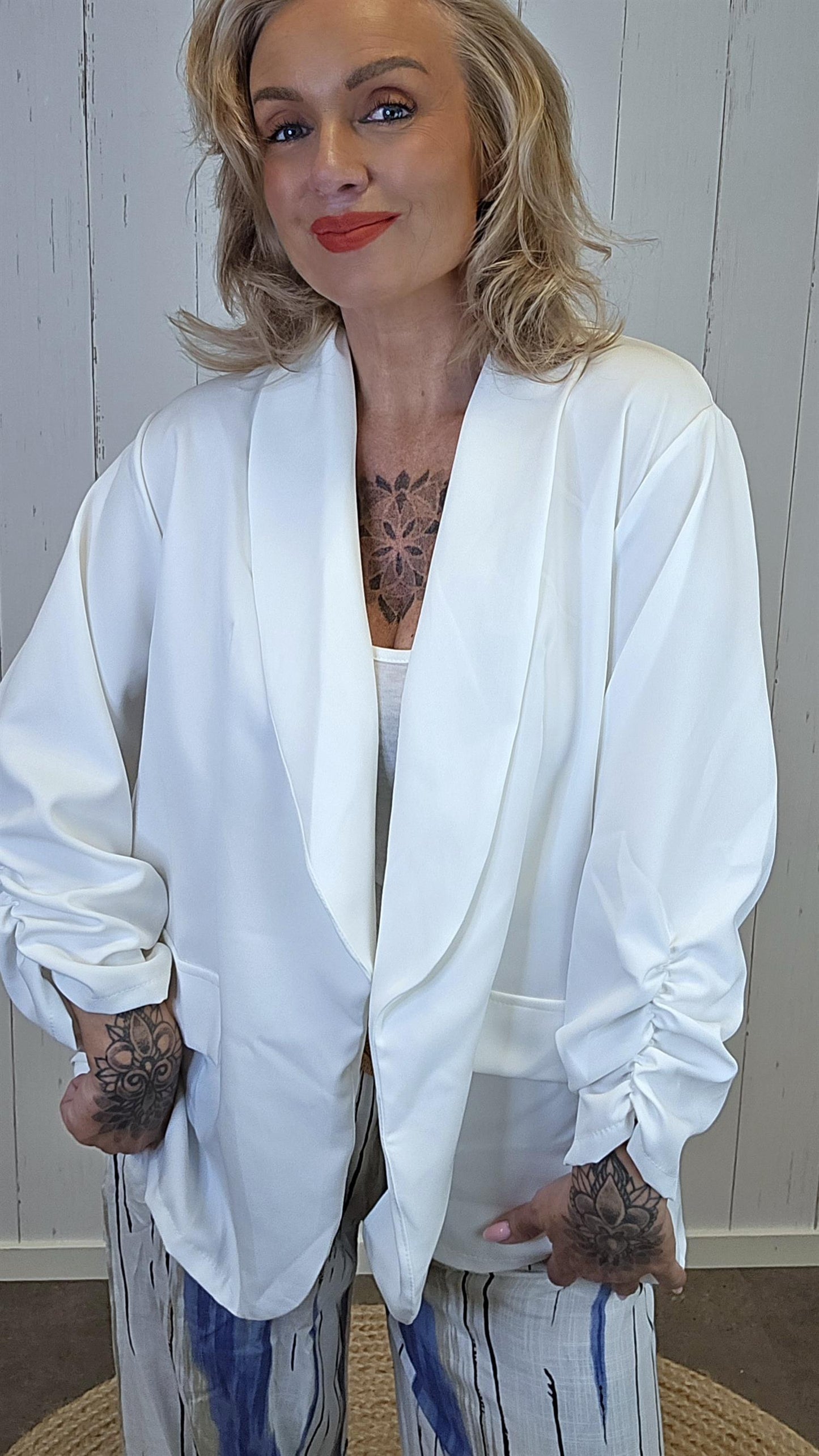 Tina blazer offwhite