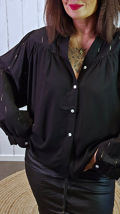 Hedda bluse svart