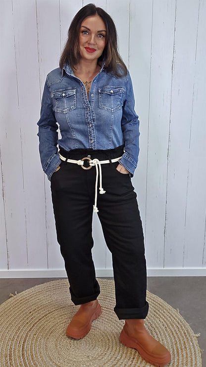 Polly bukse svart