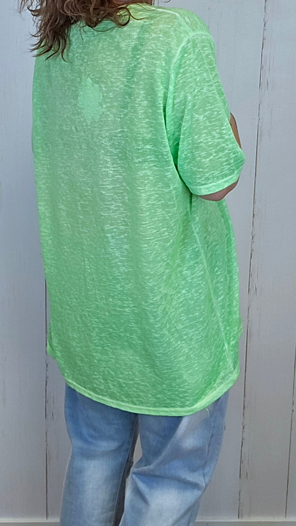 Saint Tropez t-skjorte neon eplegrønn