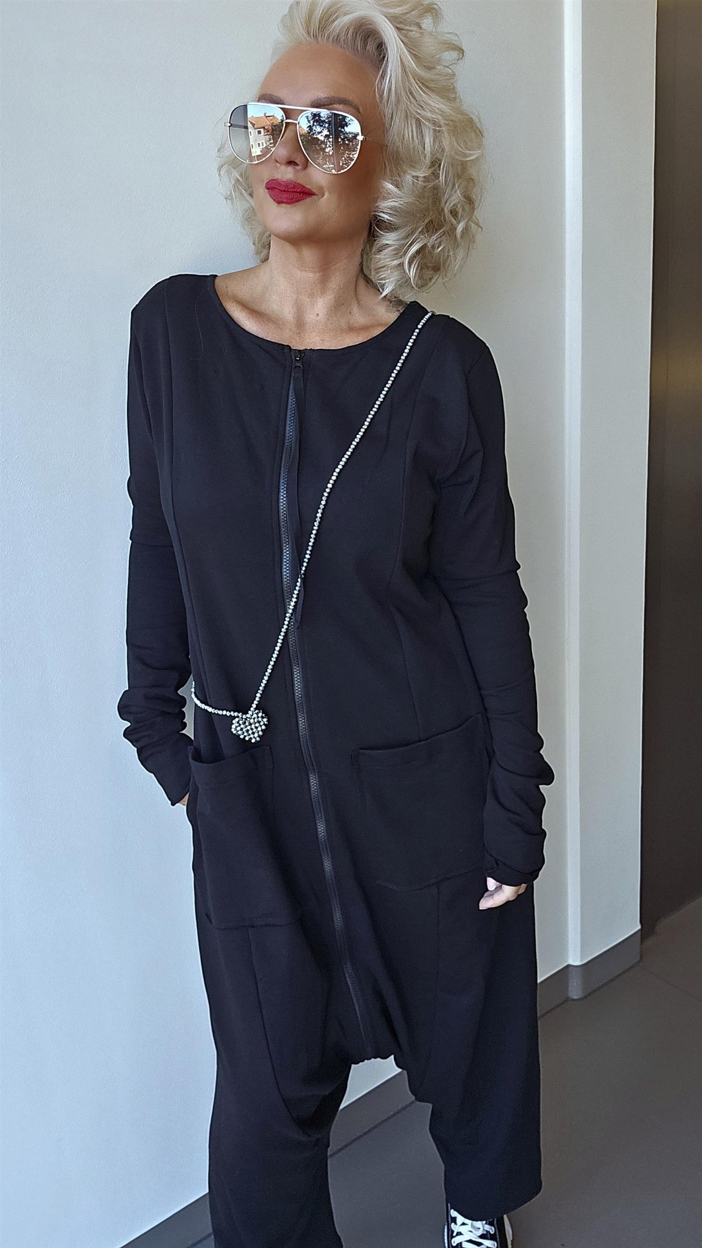 Twopiece jumpsuit svart