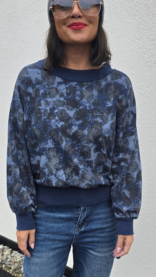 Makaya genser navy