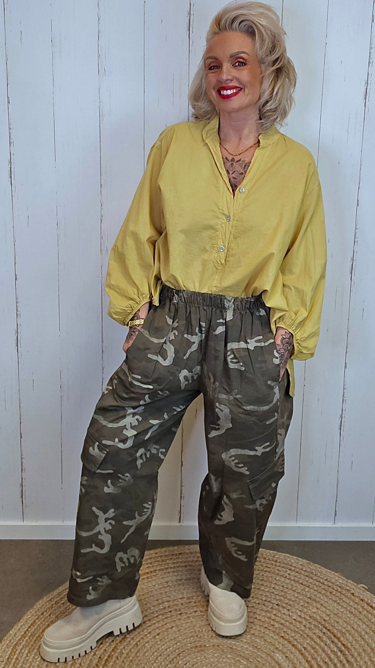 Tanja camo cargobukse