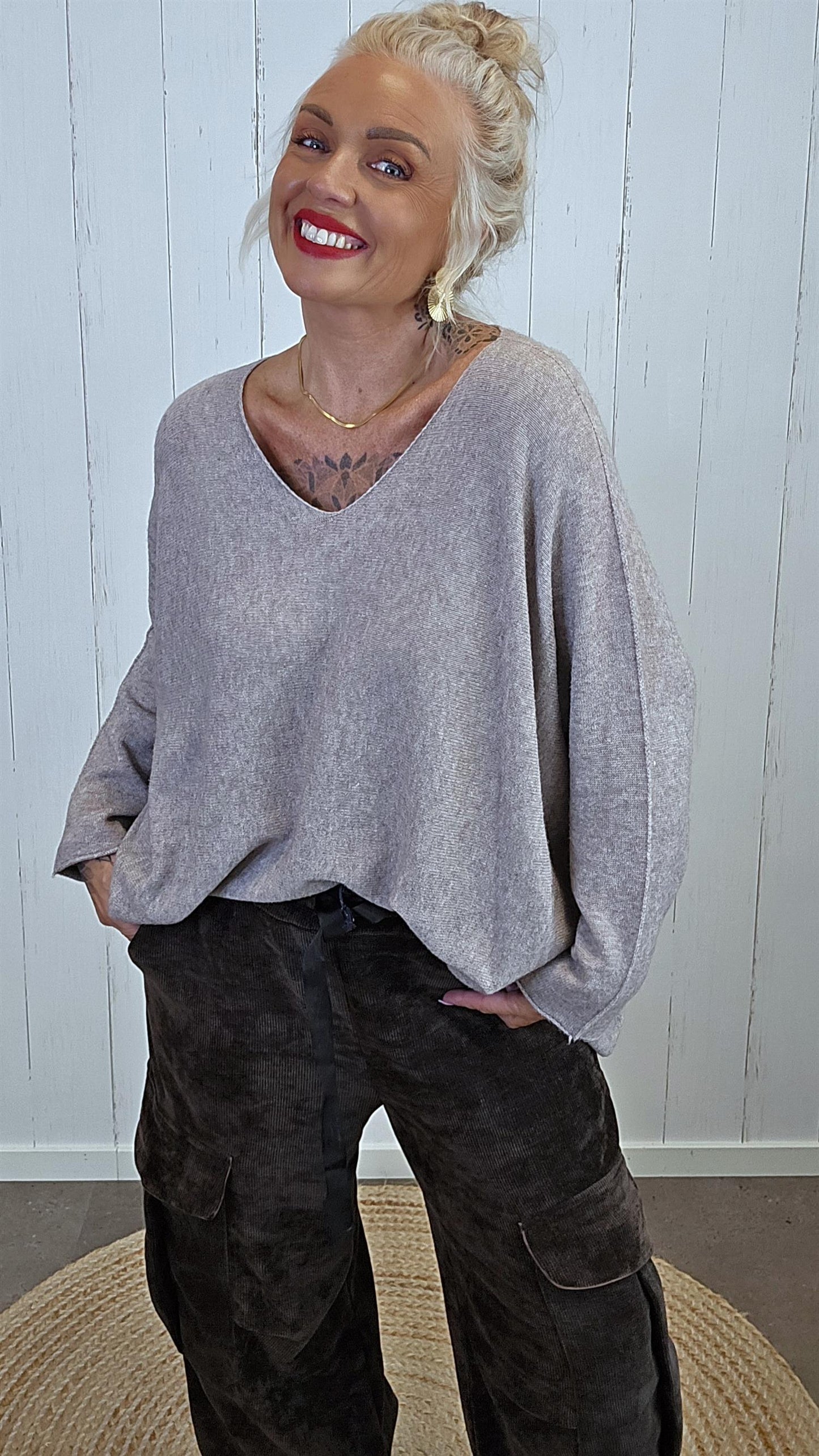Malena Genser taupe