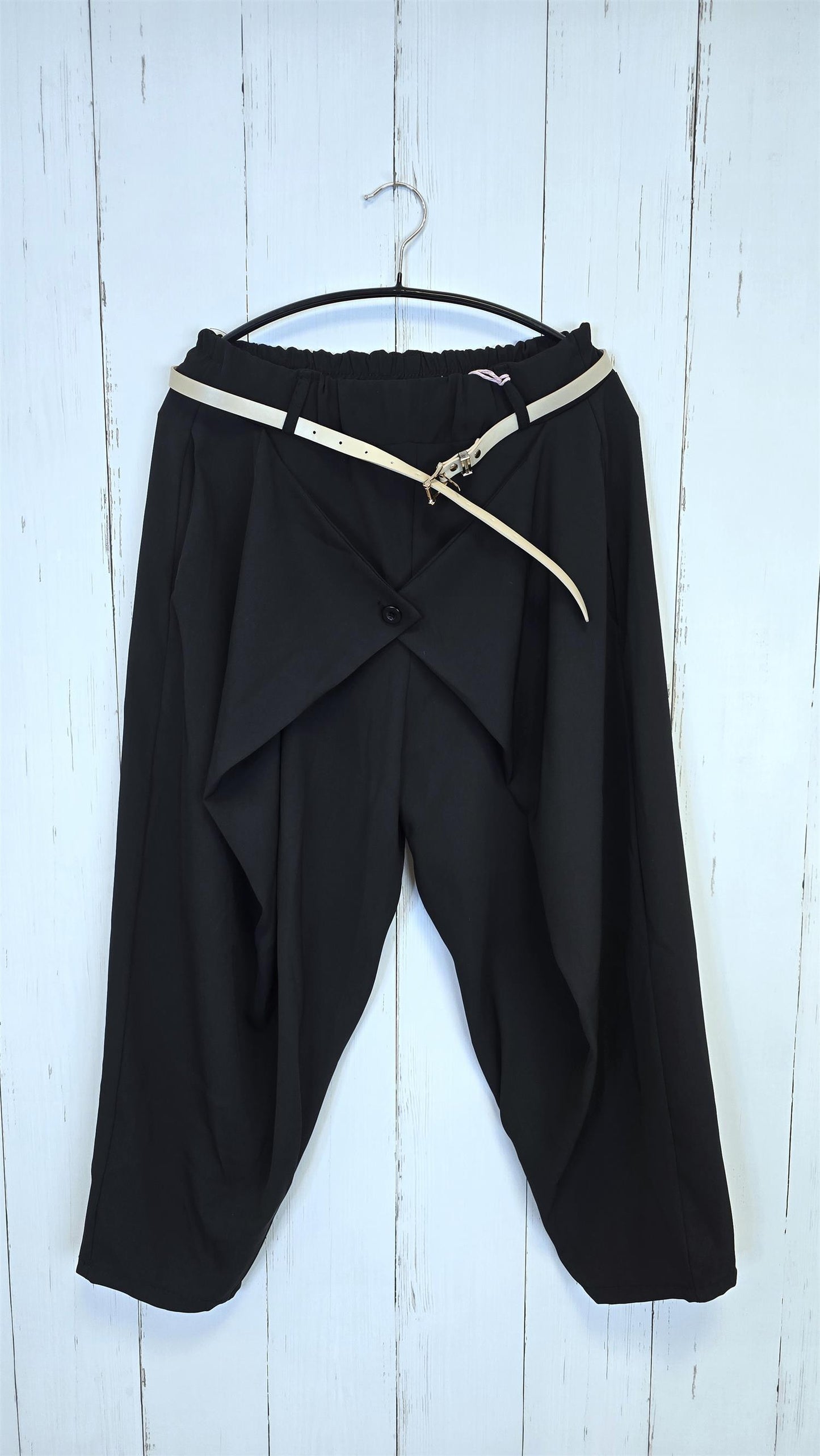 Sofie wrap bukse svart