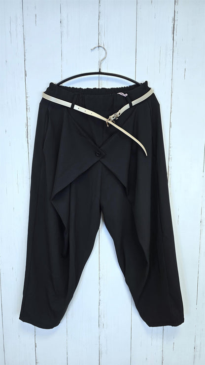 Sofie wrap bukse svart