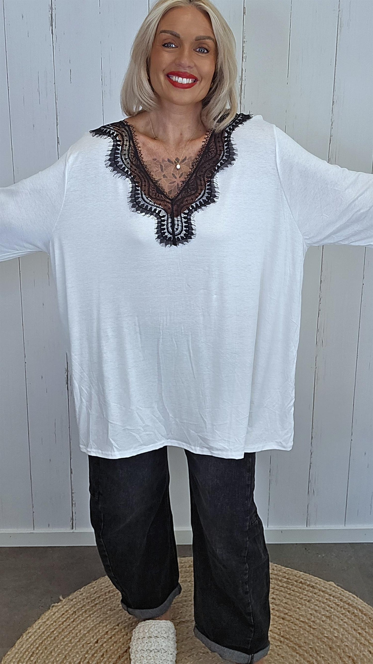 Wilma topp creme