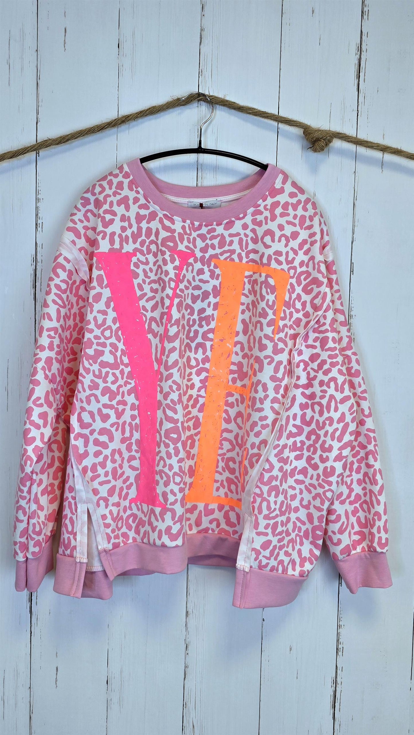 Ronja leo genser rosa