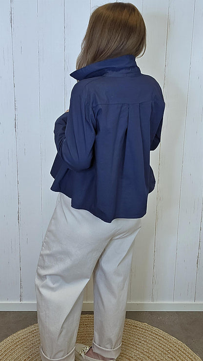 Ella skjorte Skjorte Navy