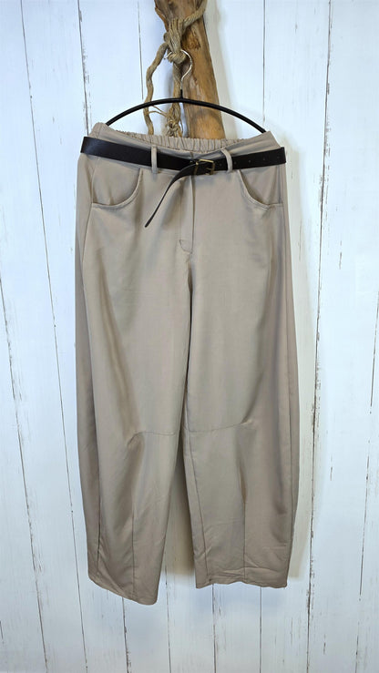 Tilda bukse mørk beige