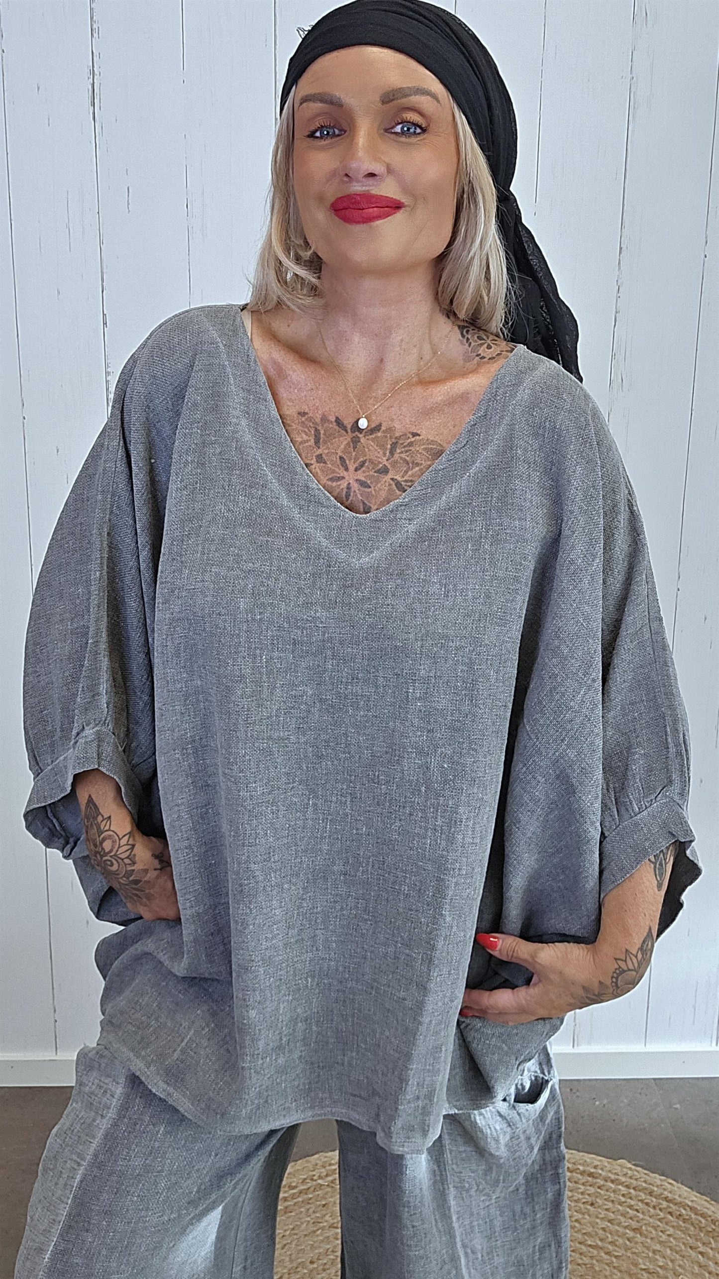 Tara topp grå