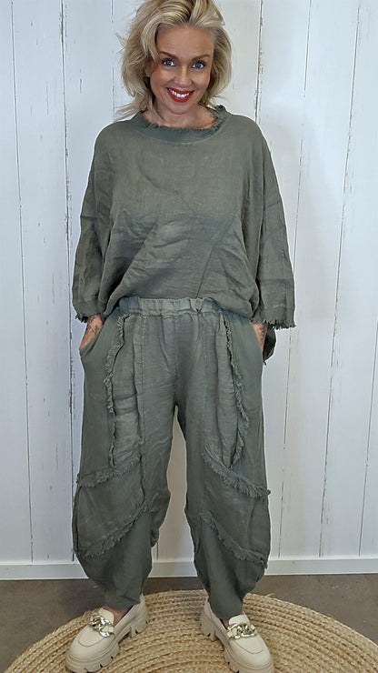 Tamara baggy bukse kaki