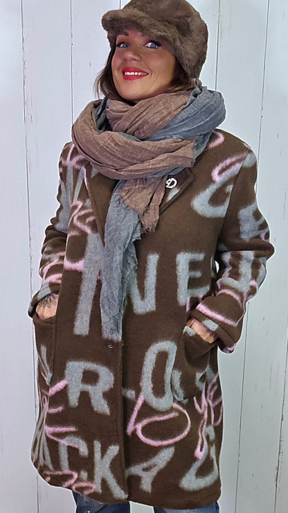 Hedvig jakke brun