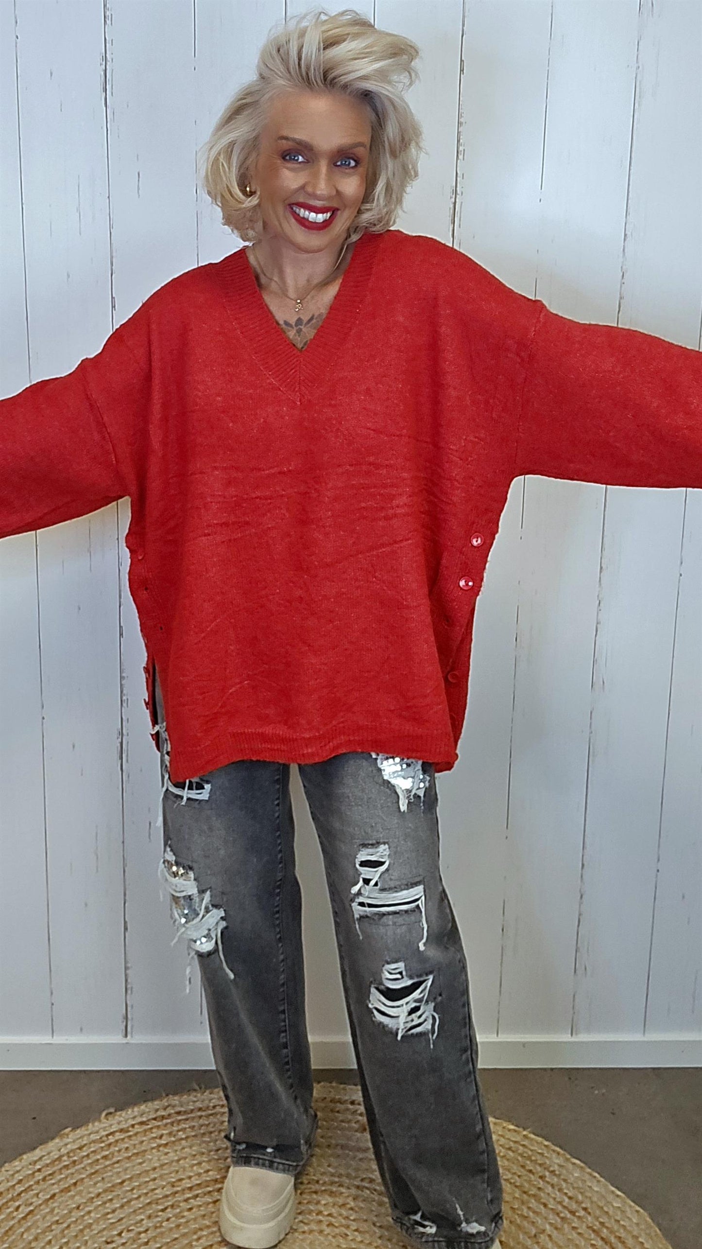 Renate Genser rød
