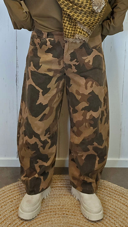 Wild Balo bukse natur camo