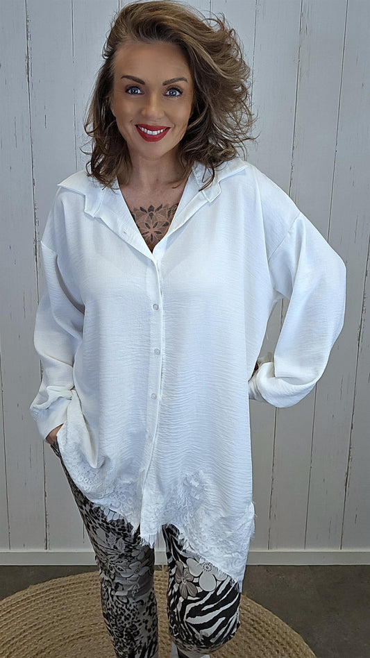 Emily skjorte offwhite