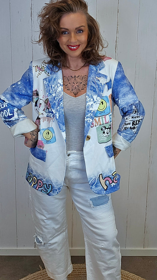 Klara Mickey Mouse blazer