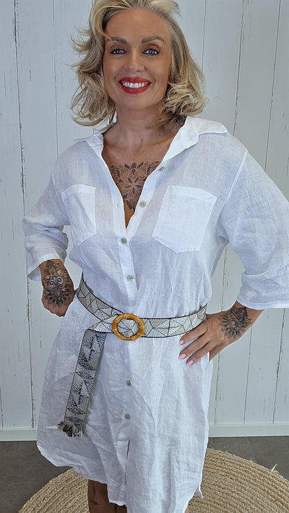 Bohemian belte beige