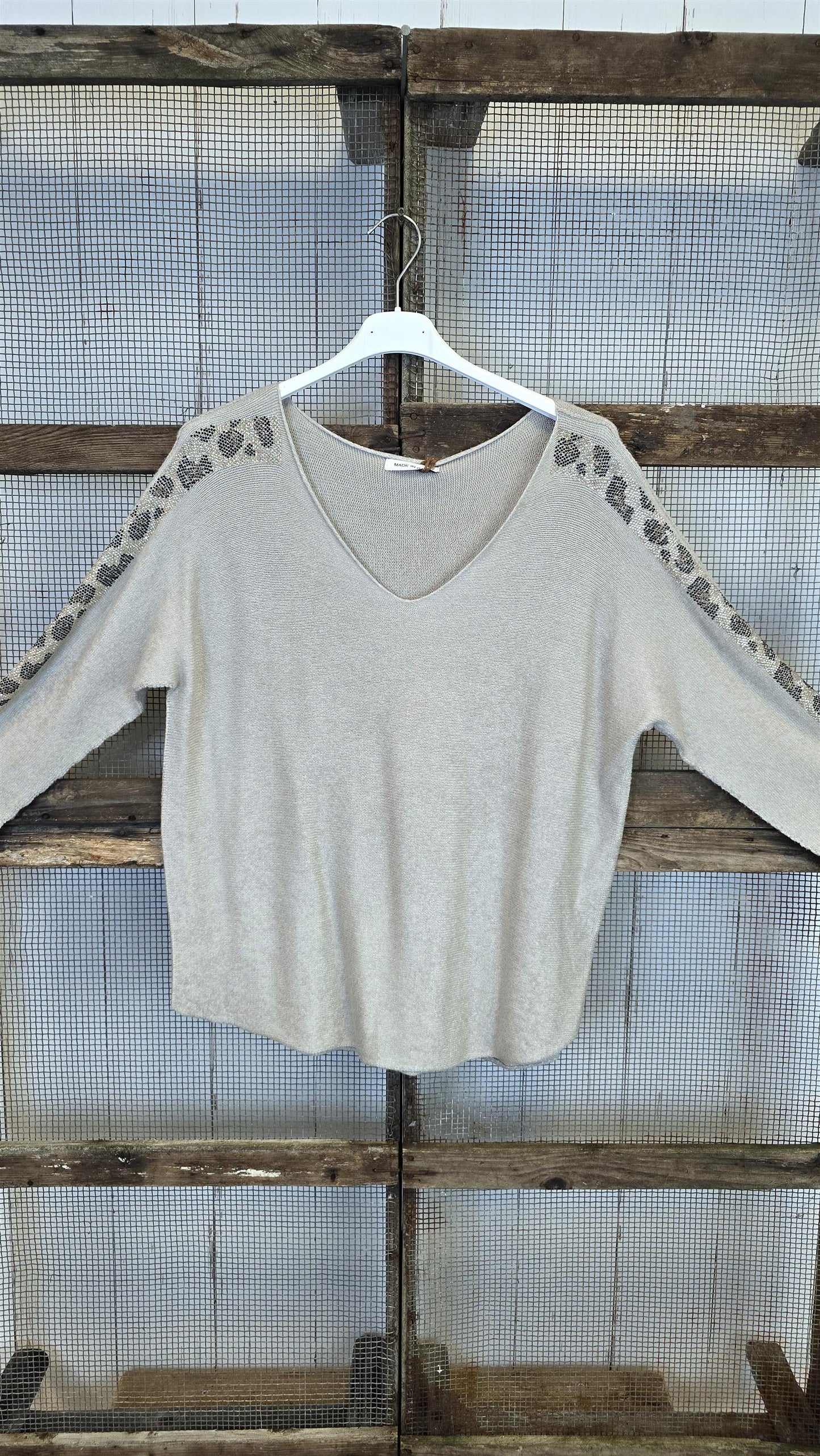Evelina Genser lys taupe
