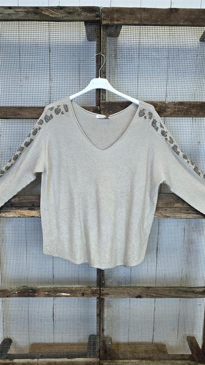 Evelina Genser lys taupe