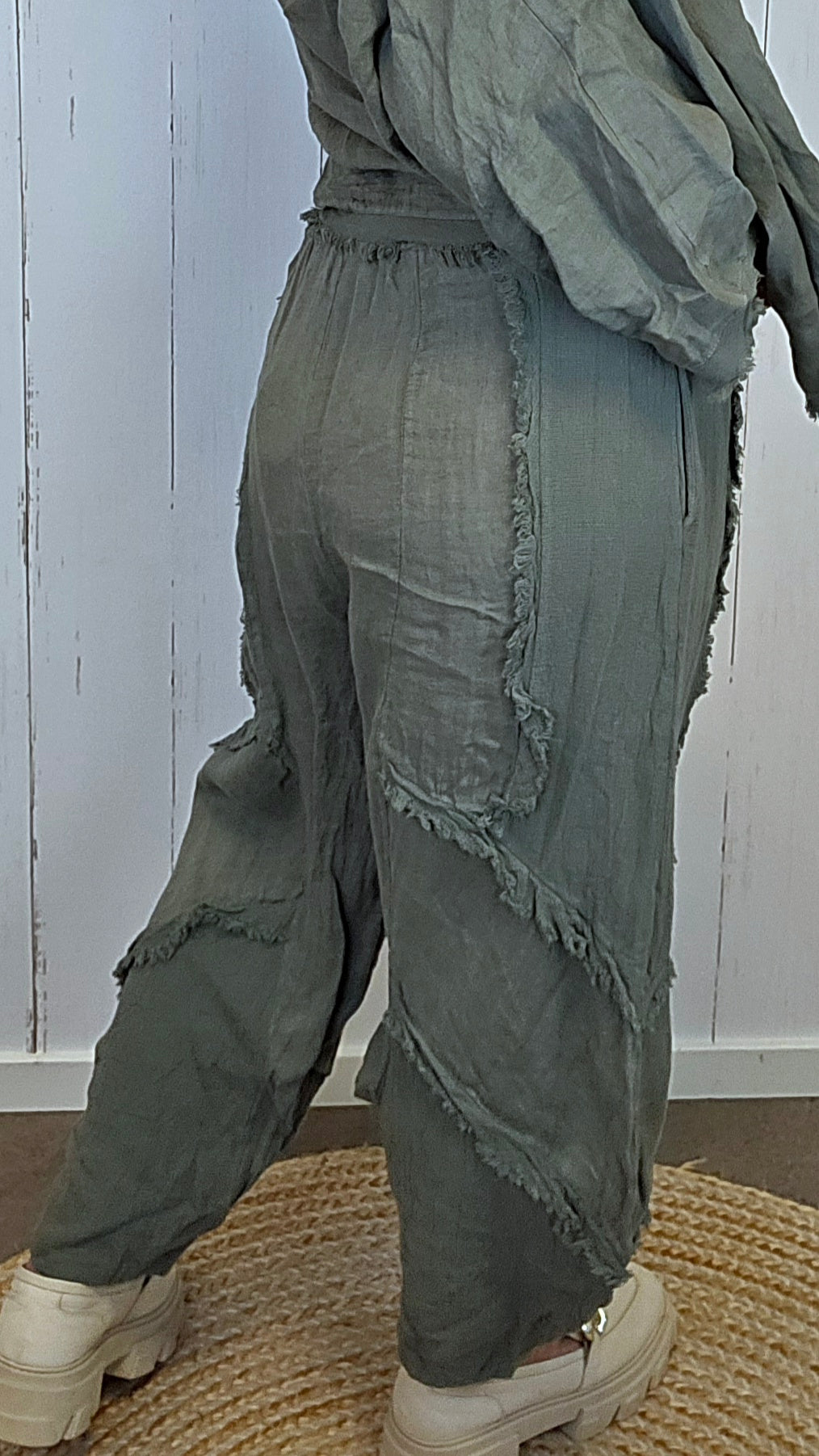 Tamara baggy bukse kaki