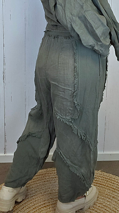 Tamara baggy bukse kaki