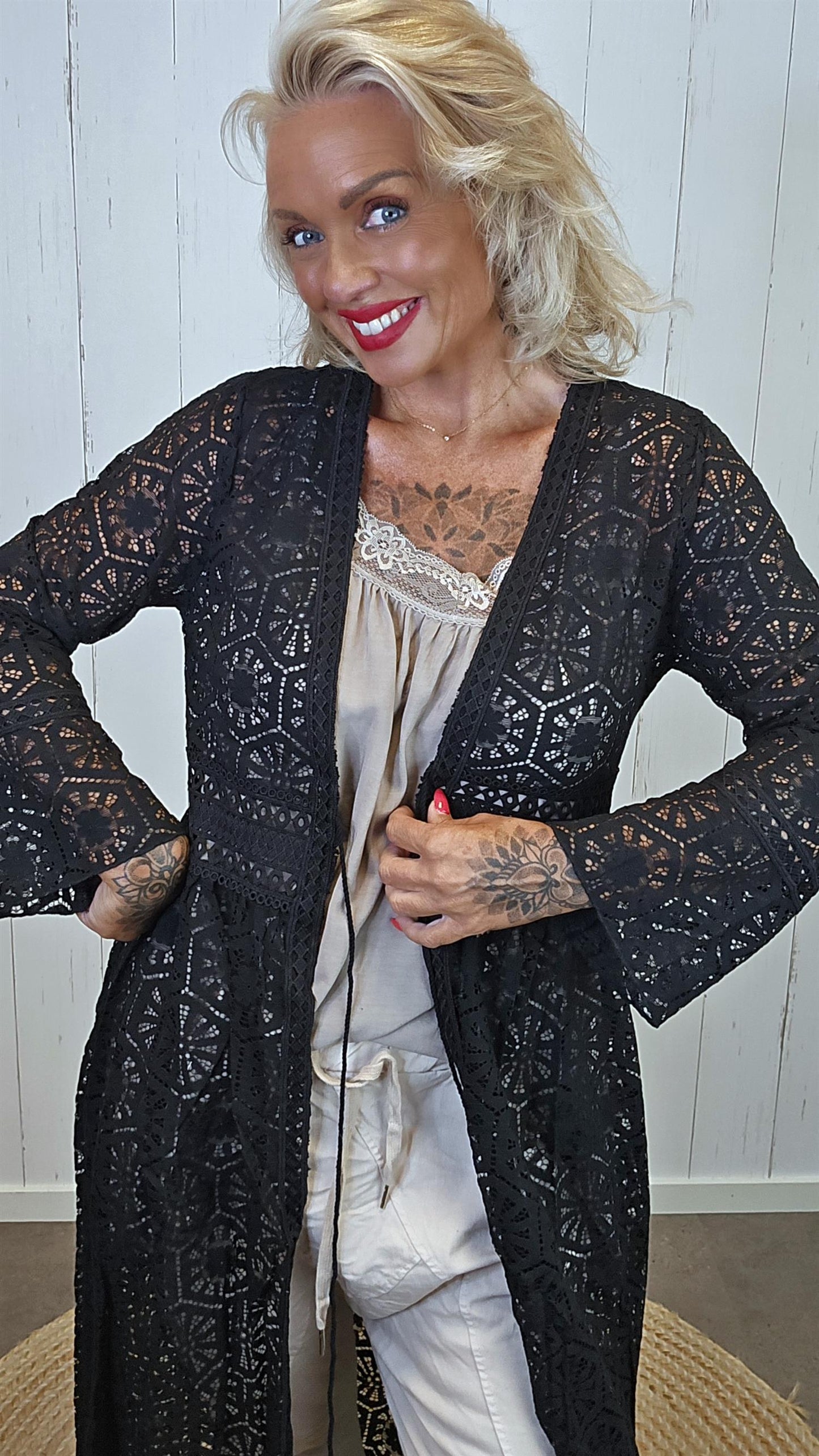 Blondejakke svart